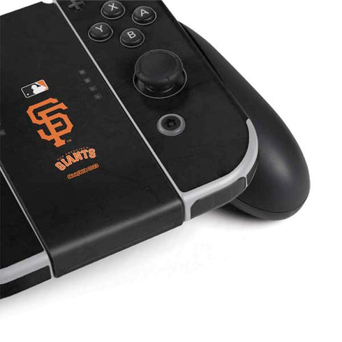 MLB San Francisco Giants - Solid Distressed Nintendo Switch OLED (2021) Skin