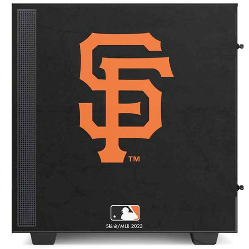 MLB San Francisco Giants - Solid Distressed NZXT H510 Compact ATX Mid-Tower Case Skin