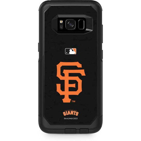 MLB San Francisco Giants - Solid Distressed Otterbox Commuter Galaxy Skin