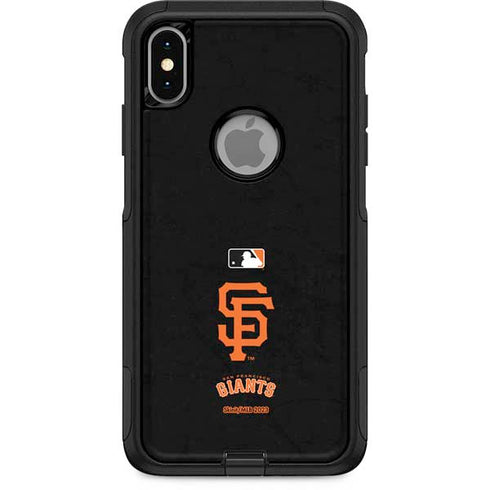 MLB San Francisco Giants - Solid Distressed Otterbox Commuter iPhone Skin
