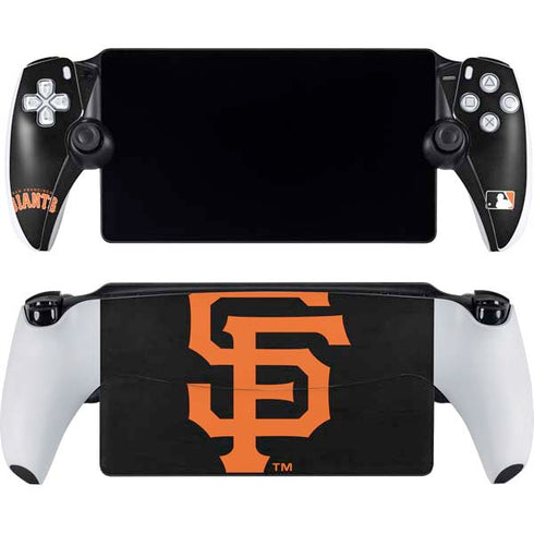 MLB San Francisco Giants - Solid Distressed PlayStation Portal Remote Player Skin
