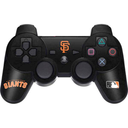 MLB San Francisco Giants - Solid Distressed PS3 Dual Shock wireless controller Skin