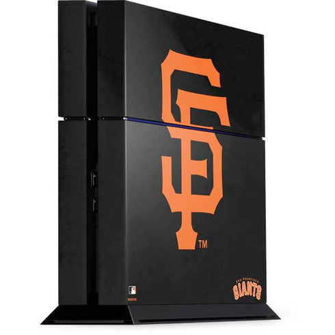 MLB San Francisco Giants - Solid Distressed PS4 Console Skin