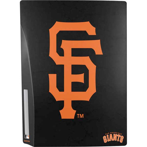 MLB San Francisco Giants - Solid Distressed PS5 Console Skin