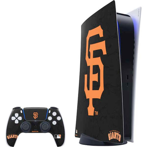 MLB San Francisco Giants - Solid Distressed PS5 Digital Edition Bundle Skin