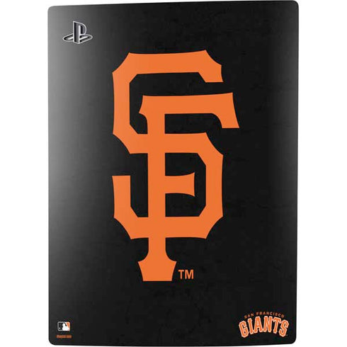 MLB San Francisco Giants - Solid Distressed PS5 Digital Edition Console Skin