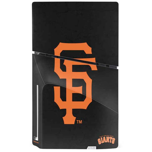 MLB San Francisco Giants - Solid Distressed PS5 Slim Disk Bundle Skin
