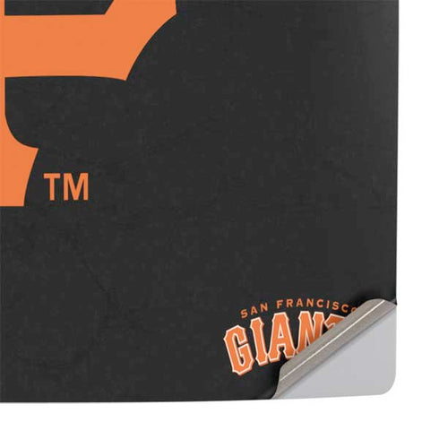 MLB San Francisco Giants - Solid Distressed PS5 Slim Disk Console Skin