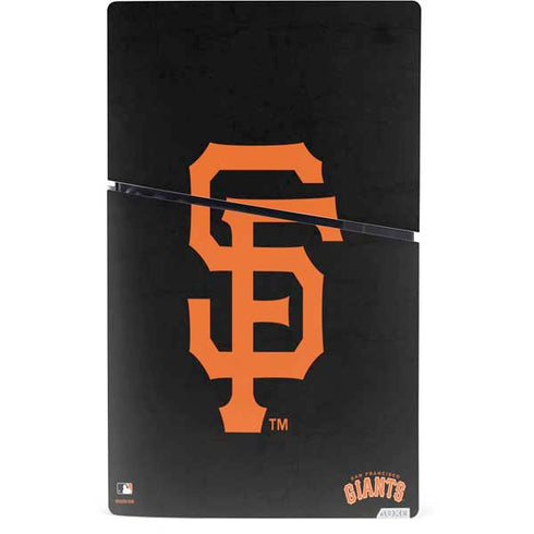 MLB San Francisco Giants - Solid Distressed PS5 Slim Digital Edition Bundle Skin