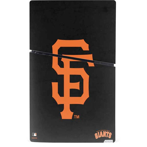 MLB San Francisco Giants - Solid Distressed PS5 Slim Digital Edition Console Skin