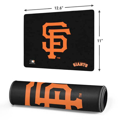 MLB San Francisco Giants - Solid Distressed Gaming Mouse Pad