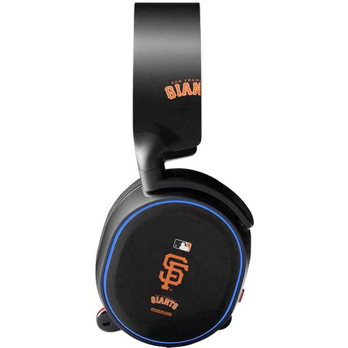 MLB San Francisco Giants - Solid Distressed SteelSeries Arctis 5 Skin