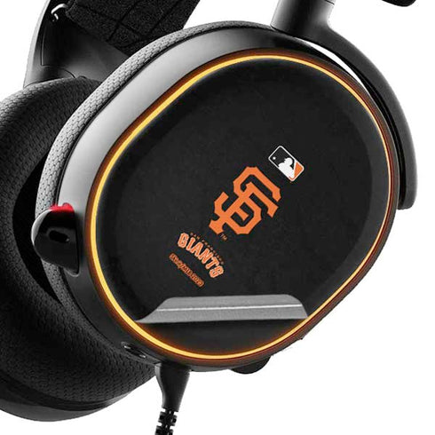 MLB San Francisco Giants - Solid Distressed SteelSeries Arctis 5 Skin