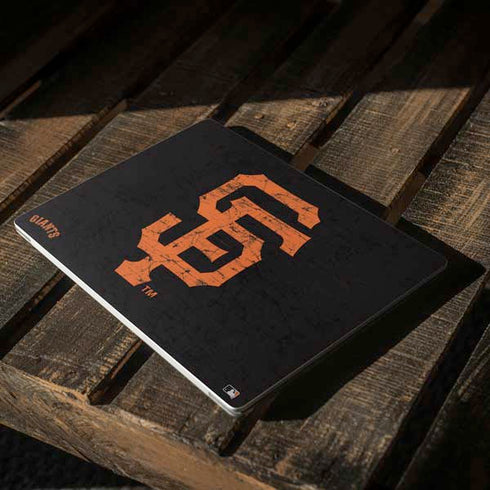 MLB San Francisco Giants - Solid Distressed Surface Laptop 2 Skin