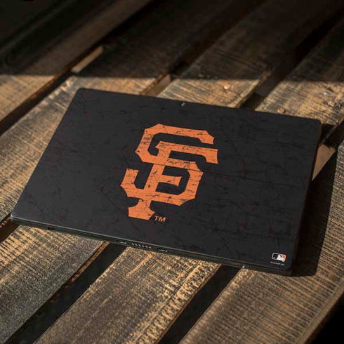 MLB San Francisco Giants - Solid Distressed Surface Pro 6 Skin
