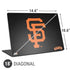 MLB San Francisco Giants - Solid Distressed Universal Laptop 18in (14.6 x 10.6in) Skin
