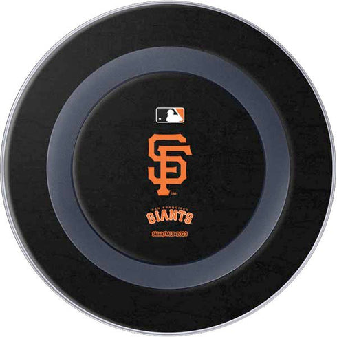 MLB San Francisco Giants - Solid Distressed Wireless Charger Skin