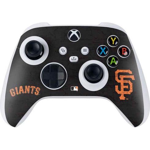 MLB San Francisco Giants - Solid Distressed Xbox Series S Controller Skin