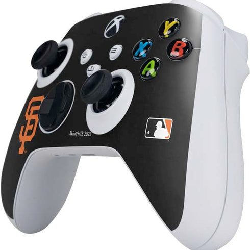 MLB San Francisco Giants - Solid Distressed Xbox Series S Controller Skin