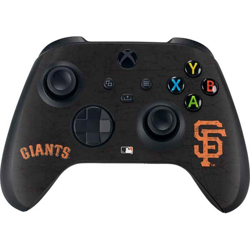 MLB San Francisco Giants - Solid Distressed Xbox Series X Bundle Skin