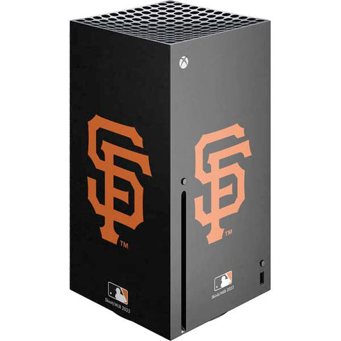 MLB San Francisco Giants - Solid Distressed Xbox Series X Console Skin