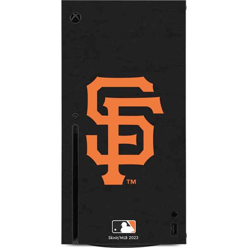 MLB San Francisco Giants - Solid Distressed Xbox Series X Console Skin
