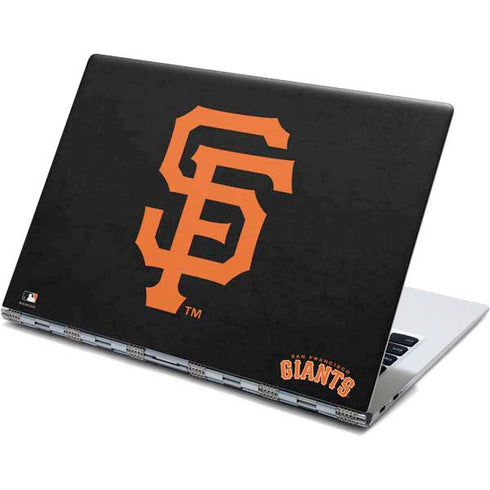 MLB San Francisco Giants - Solid Distressed Yoga 910 2-in-1 14in Touch-Screen Skin