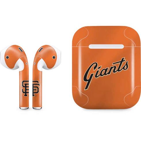 MLB San Francisco Giants Alternate Home Jersey Apple AirPods Skin