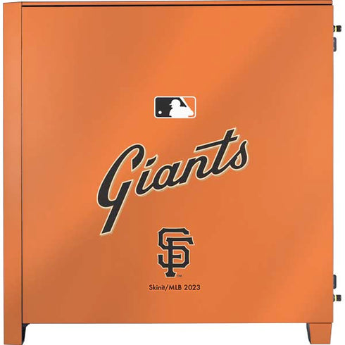 MLB San Francisco Giants Alternate Home Jersey Corsair 4000D Tempered Glass Mid-Tower ATX Case Skin