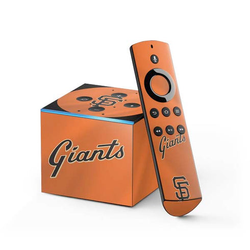 MLB San Francisco Giants Alternate Home Jersey Fire TV Cube Skin