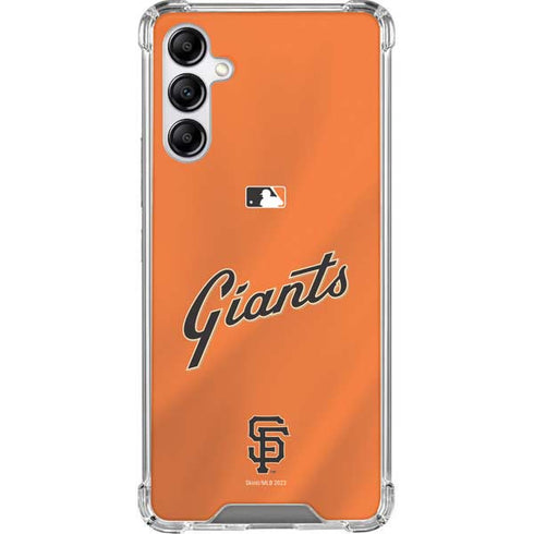 MLB San Francisco Giants Alternate Home Jersey Galaxy A14 5G Clear Case