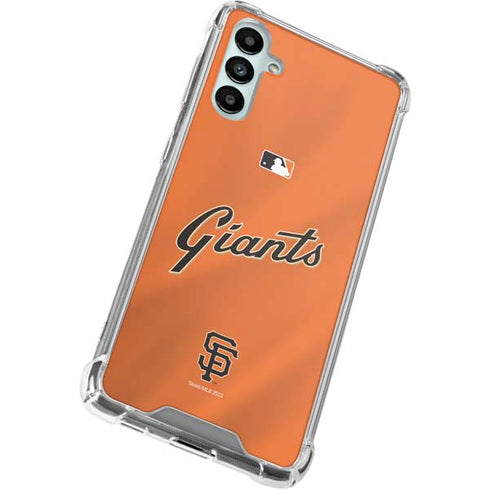MLB San Francisco Giants Alternate Home Jersey Galaxy A14 5G Clear Case
