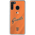 MLB San Francisco Giants Alternate Home Jersey Galaxy A21 Clear Case
