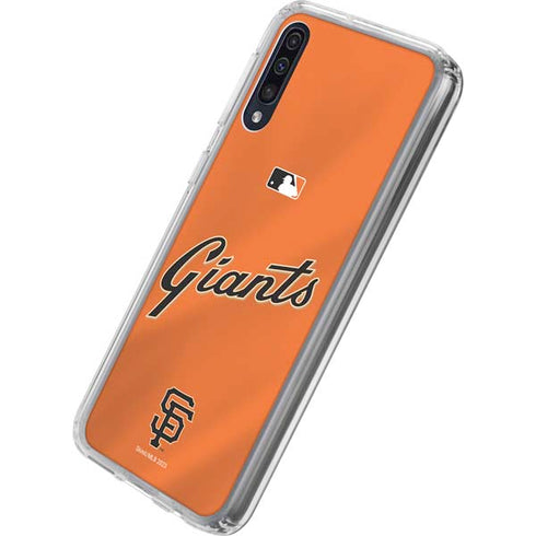 MLB San Francisco Giants Alternate Home Jersey Galaxy A50 Clear Case