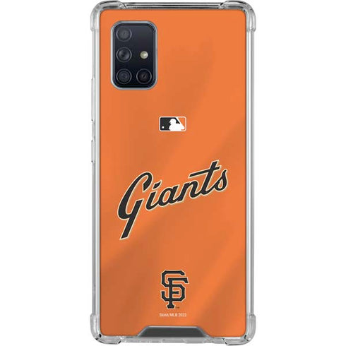 MLB San Francisco Giants Alternate Home Jersey Galaxy A71 5G Clear Case