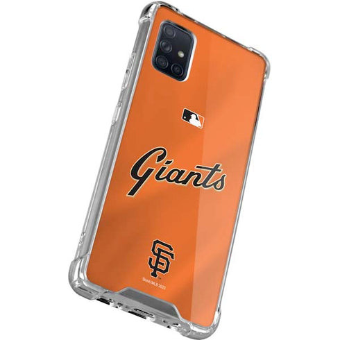 MLB San Francisco Giants Alternate Home Jersey Galaxy A71 5G Clear Case