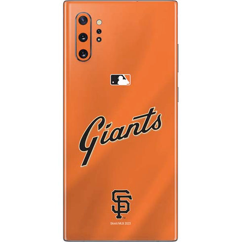 MLB San Francisco Giants Alternate Home Jersey Galaxy Note 10 Plus Skin