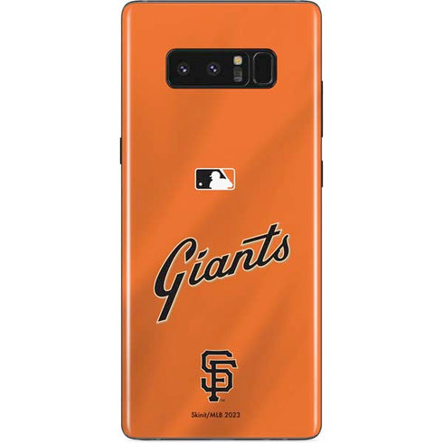MLB San Francisco Giants Alternate Home Jersey Galaxy Note 8 Skin