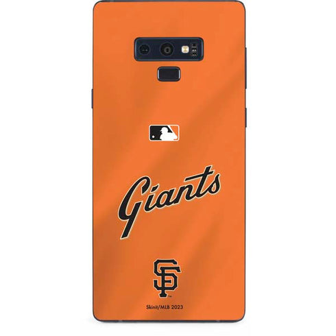 MLB San Francisco Giants Alternate Home Jersey Galaxy Note 9 Skin