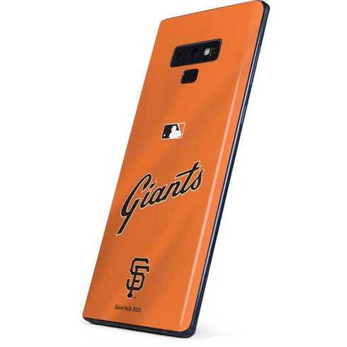 MLB San Francisco Giants Alternate Home Jersey Galaxy Note 9 Skin