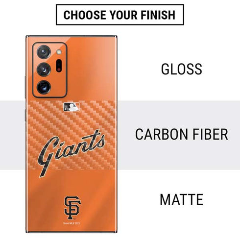 MLB San Francisco Giants Alternate Home Jersey Galaxy Note20 Ultra 5G Skin