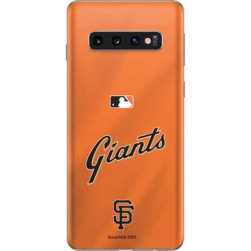 MLB San Francisco Giants Alternate Home Jersey Galaxy S10 Skin