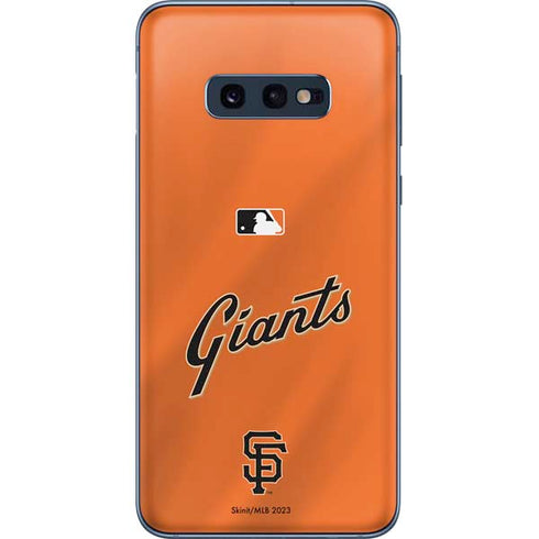 MLB San Francisco Giants Alternate Home Jersey Galaxy S10e Skin