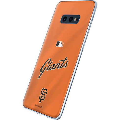 MLB San Francisco Giants Alternate Home Jersey Galaxy S10e Skin