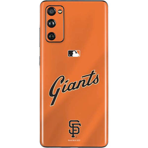 MLB San Francisco Giants Alternate Home Jersey Galaxy S20 Fan Edition Skin