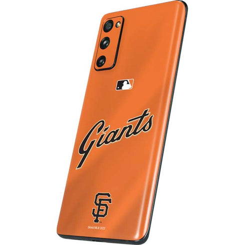 MLB San Francisco Giants Alternate Home Jersey Galaxy S20 Fan Edition Skin