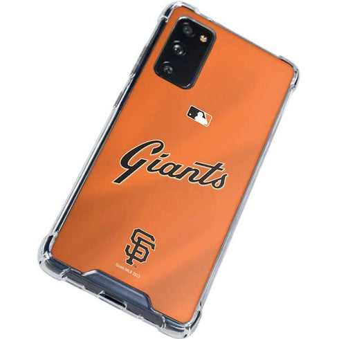 MLB San Francisco Giants Alternate Home Jersey Galaxy S20 FE Clear Case