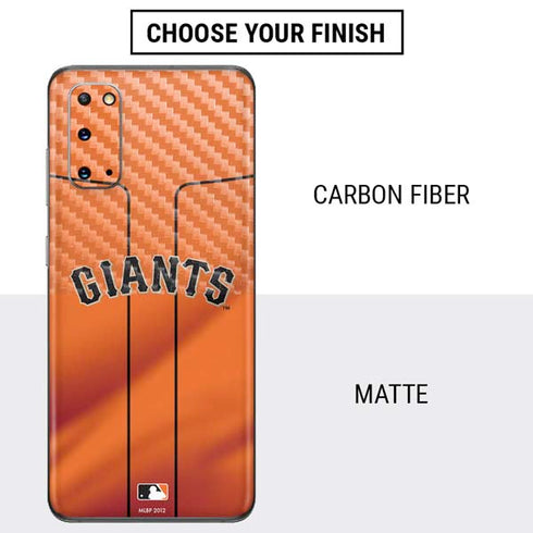 MLB San Francisco Giants Alternate Home Jersey Galaxy S20 Skin