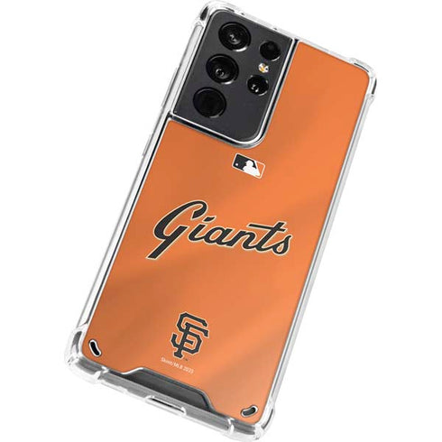 MLB San Francisco Giants Alternate Home Jersey Galaxy S21 Ultra 5G Clear Case