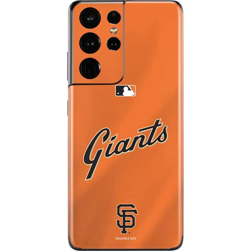 MLB San Francisco Giants Alternate Home Jersey Galaxy S21 Ultra 5G Skin